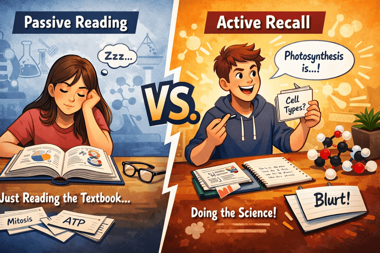 Active Recall vs. Passive Reading: Why Your Science Notes Aren’t Helping