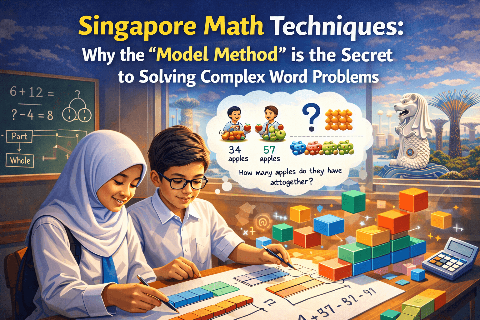Singapore Math Techniques: Why the "Model Method" is the Secret to Solving Complex Word Problems