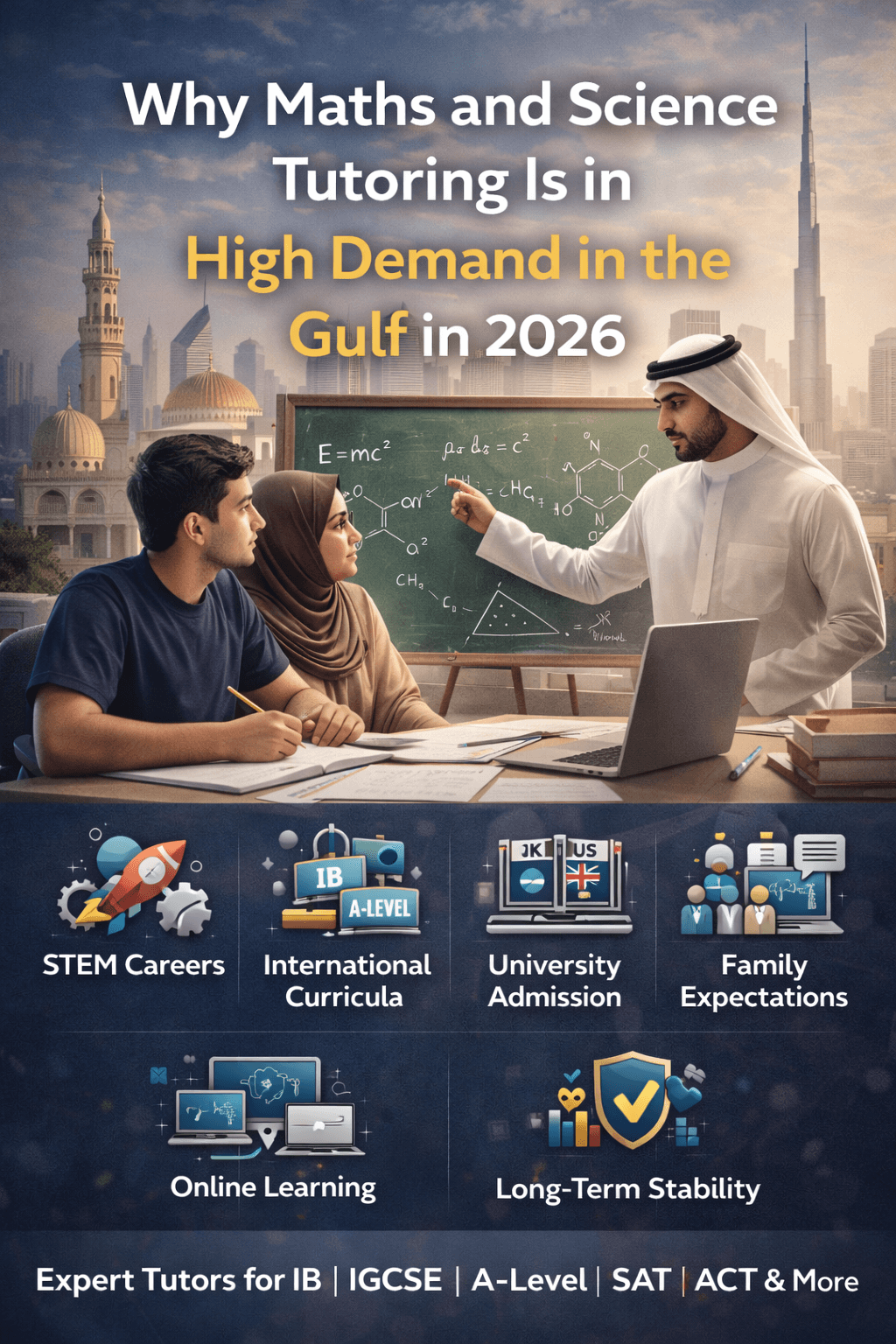 Why Maths and Science Tutoring Is in High Demand in the Gulf in 2026?