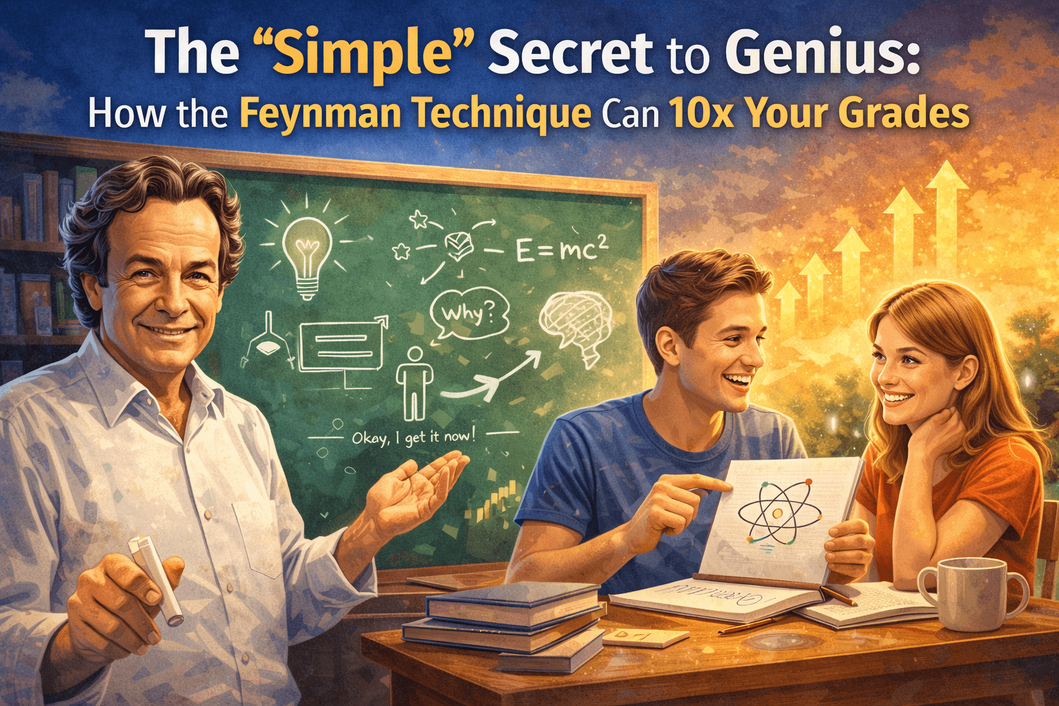 The "Simple" Secret to Genius: How the Feynman Technique Can 10x Your Grades