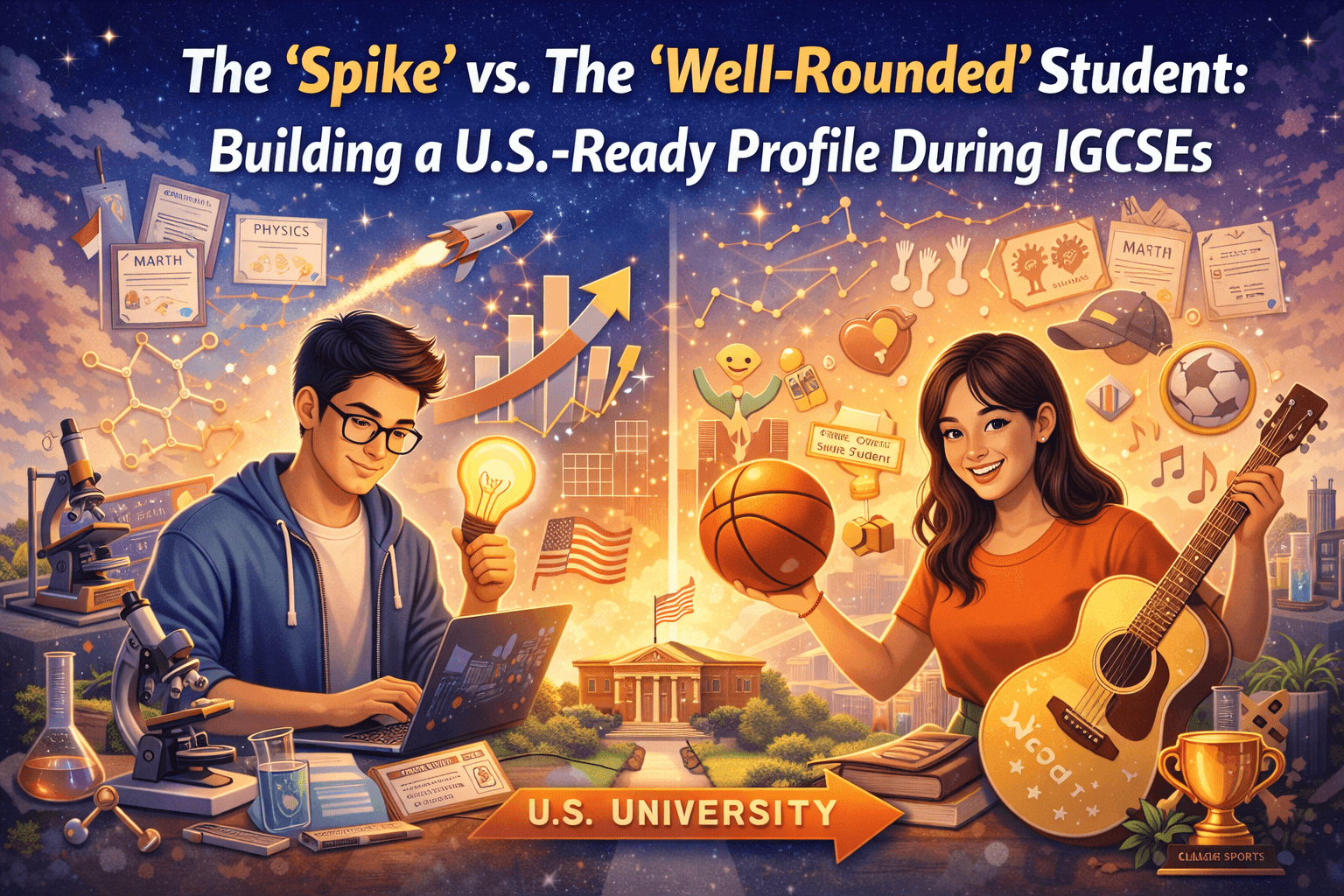 The 'Spike' vs. The 'Well-Rounded' Student: Building a U.S.-Ready Profile During IGCSEs