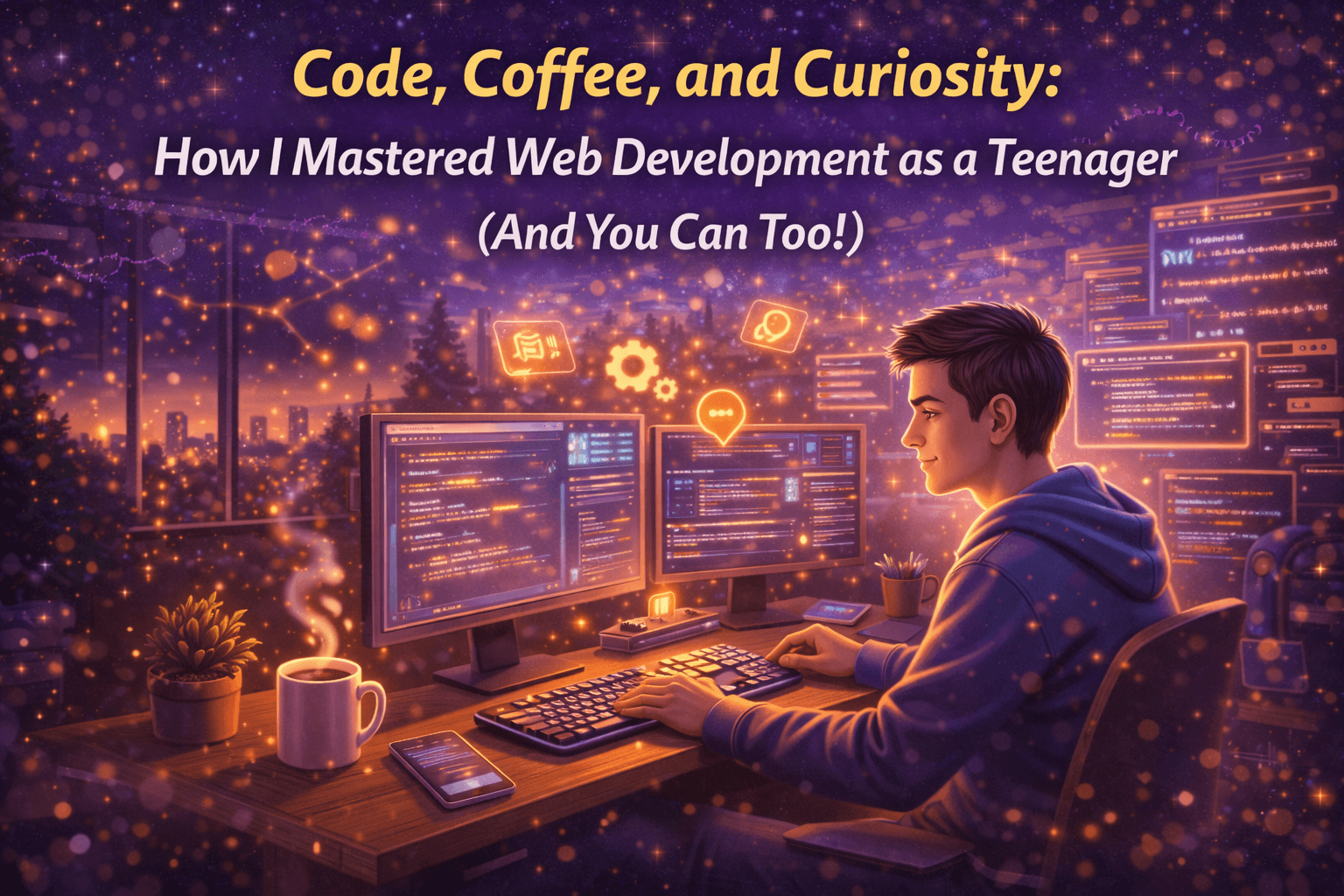 Code, Coffee, and Curiosity: How I Mastered Web Development as a Teenager (And You Can Too!)