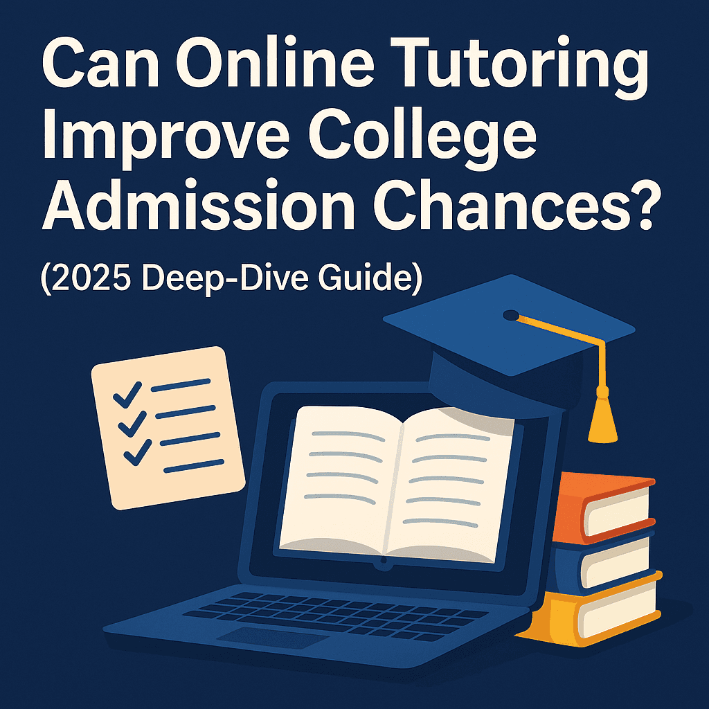 Can Online Tutoring Improve College Admission Chances? (2025 Deep-Dive Guide)
