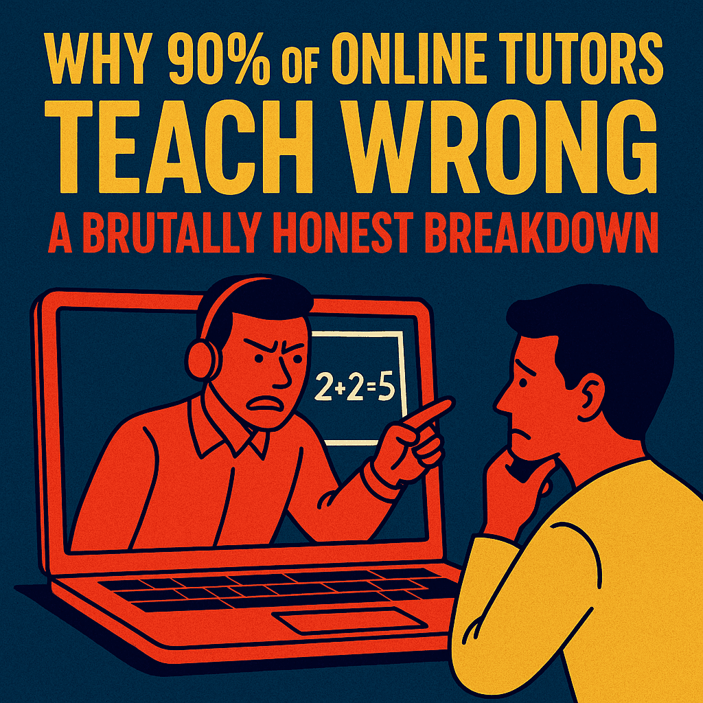 Why 90% of Online Tutors Teach Wrong: A Brutally Honest Breakdown