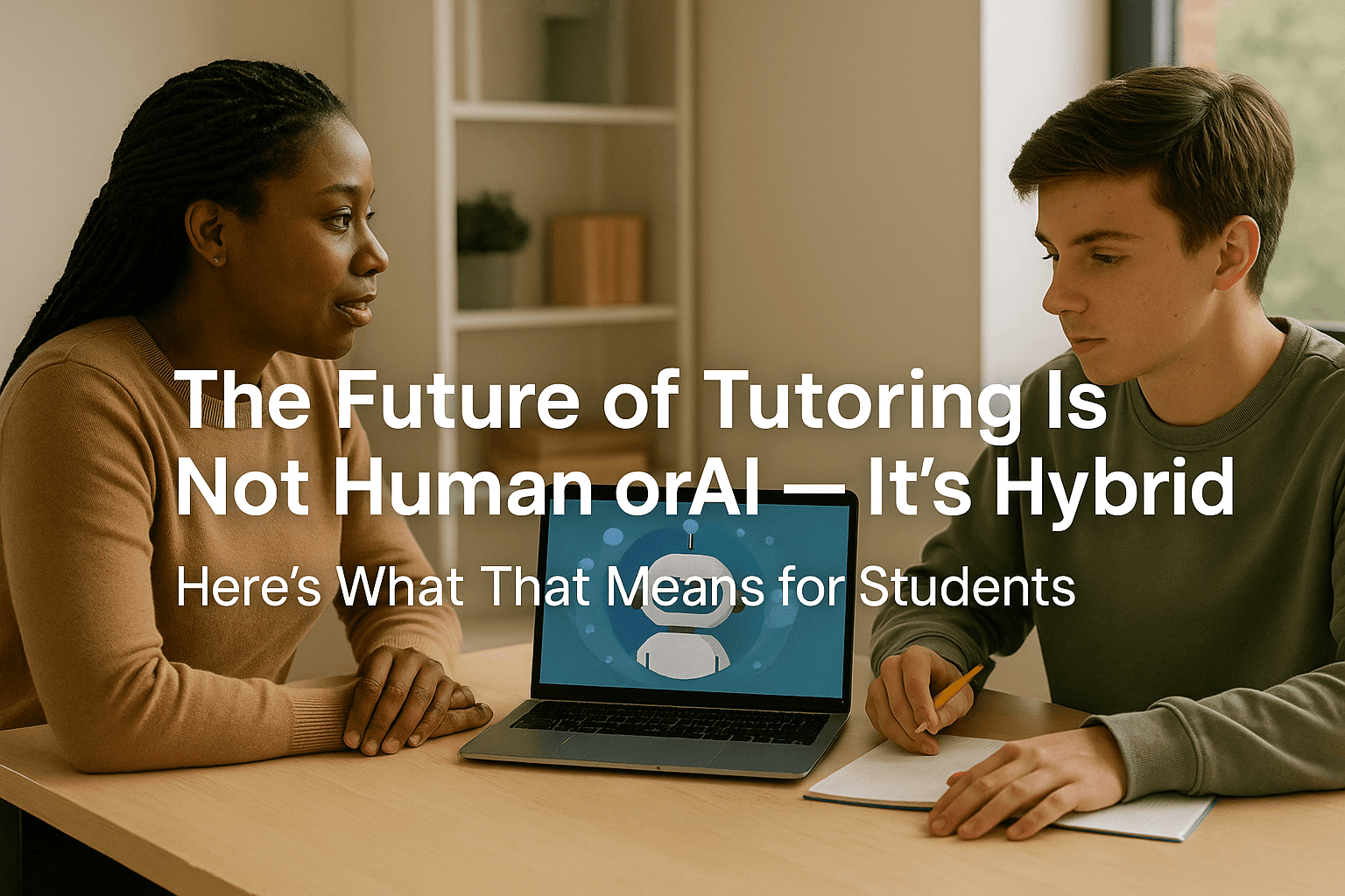 The Future of Tutoring Is Not Human or AI — It’s Hybrid. Here’s What That Means for Students