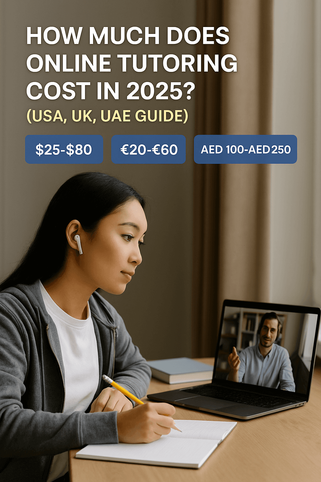 How Much Does Online Tutoring Cost in 2025? (USA, UK, UAE Guide)