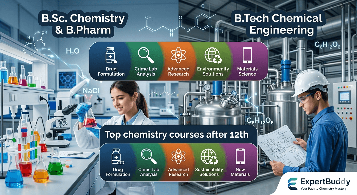 Top Chemistry Courses After 12th (2026) – Best Career Options Explained