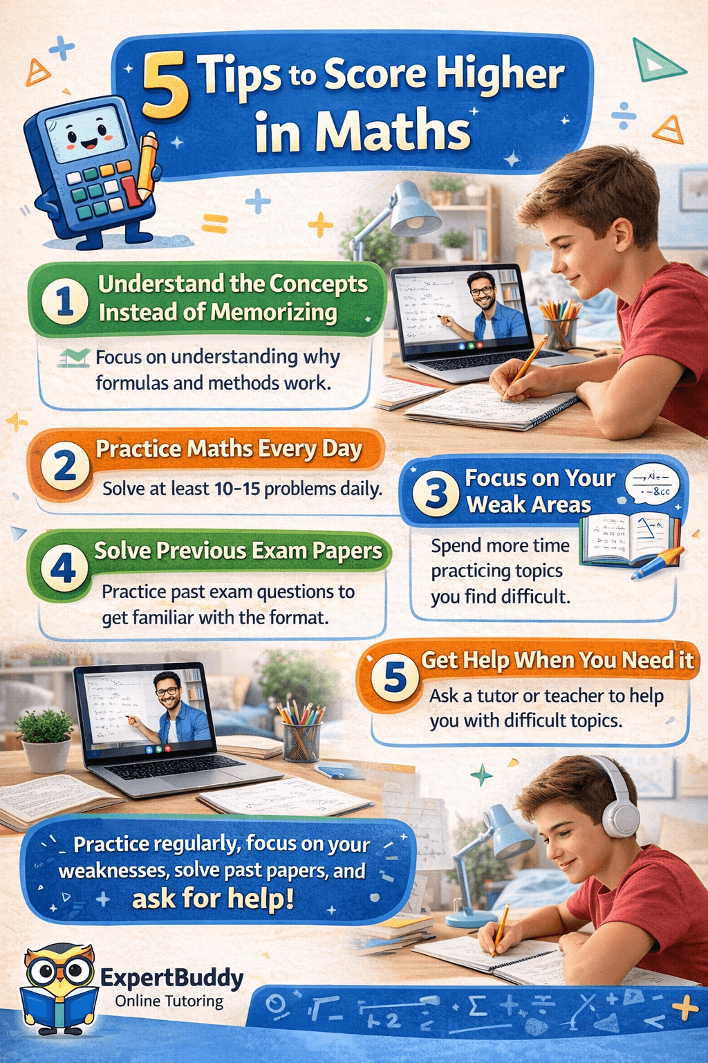 5 Tips followed by toppers to Score Higher in Maths in 2026